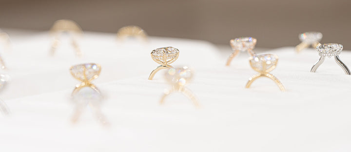 In Stock - Moissanite Engagement Rings - Zen Moissanite