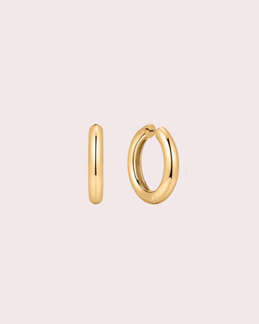 12mm Gold Hoops - ZM Fine Jewelry