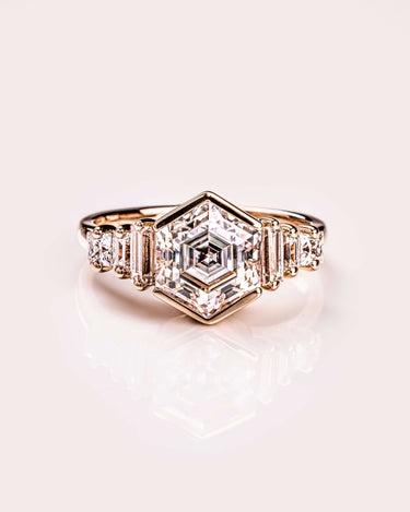Annalise - Hexagon - Zen Moissanite