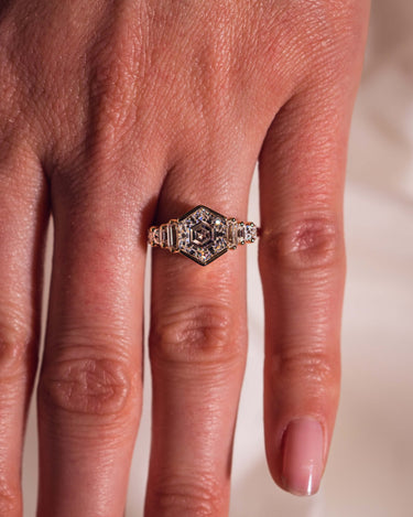 Annalise - Hexagon - Zen Moissanite