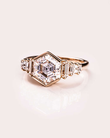 Annalise - Hexagon - Zen Moissanite