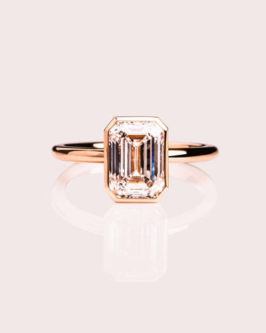 Beth - Emerald Lab - Diamond - Zen Moissanite