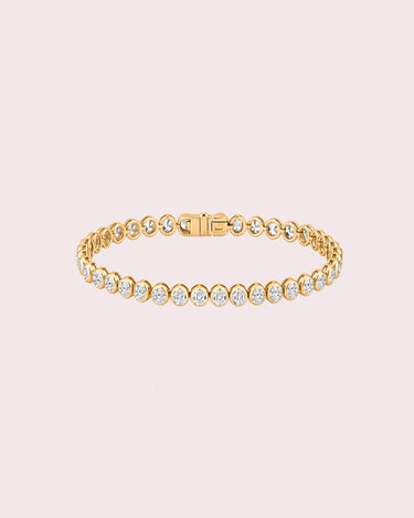 Bezel Oval Lab-Diamond Tennis Bracelet - ZM Fine Jewelry