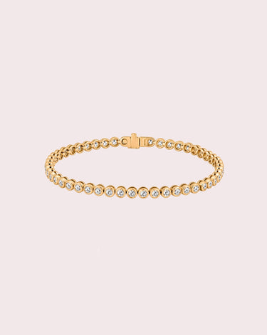 Bezel Round Lab-Diamond Tennis Bracelet - ZM Fine Jewelry