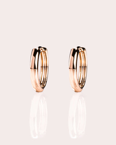 Bold Gold Hoops - Zen Moissanite
