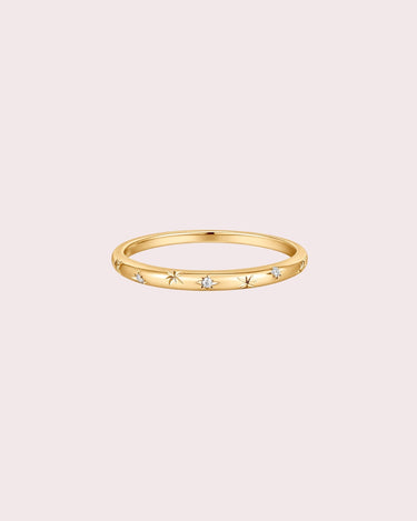 Celestial Lab-Diamond Stacking Ring - ZM Fine Jewelry