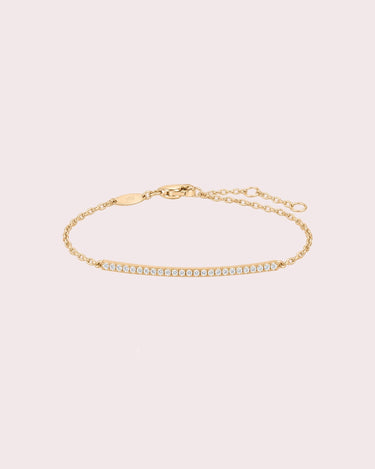Curved Lab-Diamond Bar Bracelet - ZM Fine Jewelry