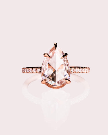 Emilia - Rose Pear - Zen Moissanite