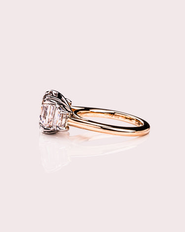 Hannah - Asscher & Trapezoid - Zen Moissanite