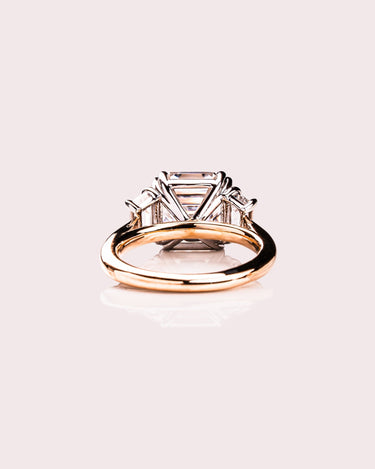Hannah - Asscher & Trapezoid - Zen Moissanite