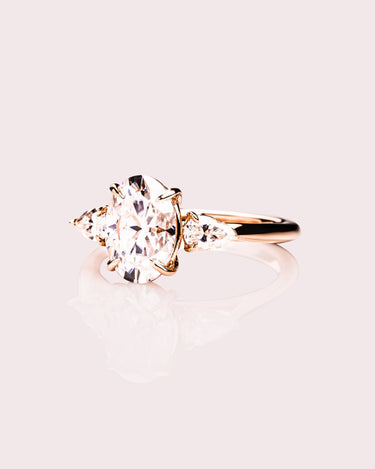 Hannah - Oval & Pear - Zen Moissanite