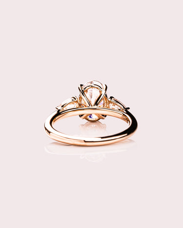 Hannah - Oval & Pear - Zen Moissanite