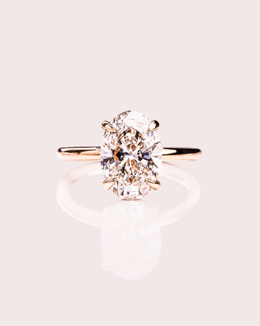 Harper - Oval Lab - Diamond - Zen Moissanite