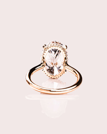 Jasmine - Oval Lab - Diamond - Zen Moissanite
