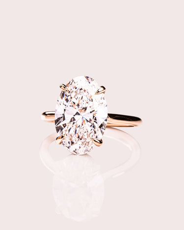 Jasmine - Oval Lab - Diamond - Zen Moissanite
