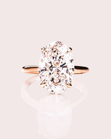 Jasmine - Oval Lab - Diamond - Zen Moissanite