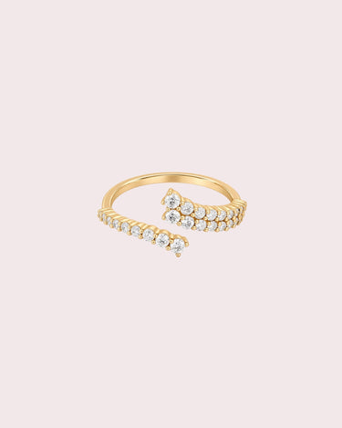 Lab-Diamond Open Wrap Ring - ZM Fine Jewelry