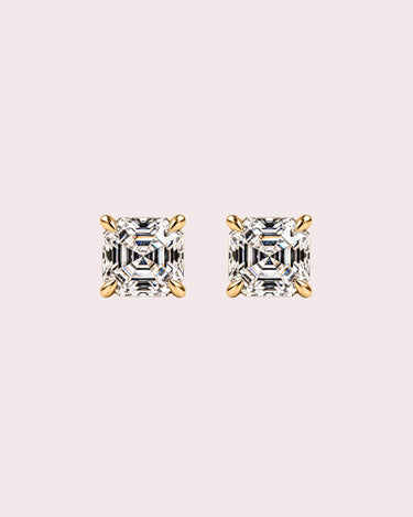 Lab-Diamond Studs - Asscher - ZM Fine Jewelry