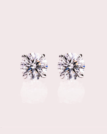 Lab - Diamond Studs - Round - Zen Moissanite