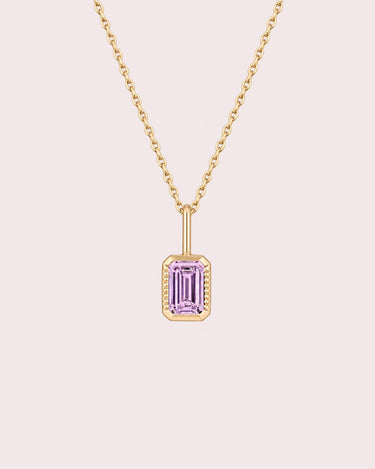 Lab-Grown Amethyst Necklace - ZM Fine Jewelry