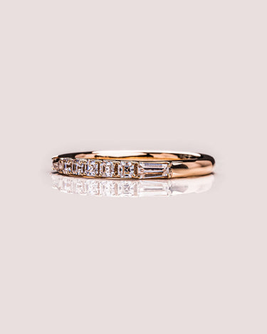 Lilian - Asscher & Tapered Baguette - Zen Moissanite