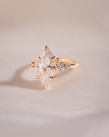 Magnolia - Marquise (with Hidden Halo) - Zen Moissanite