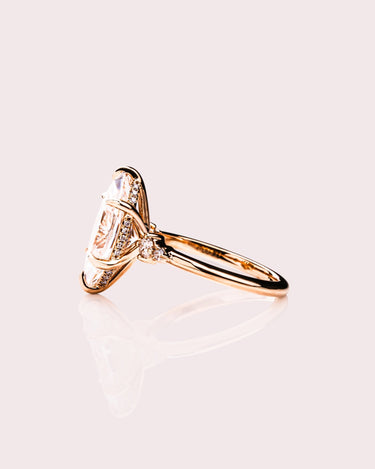 Magnolia - Marquise (with Hidden Halo) - Zen Moissanite