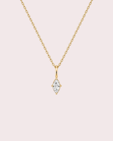 Marquise Lab-Diamond Necklace - ZM Fine Jewelry