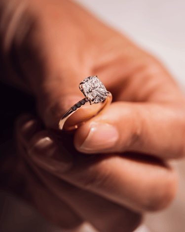 Michelle - Elongated Cushion - Zen Moissanite