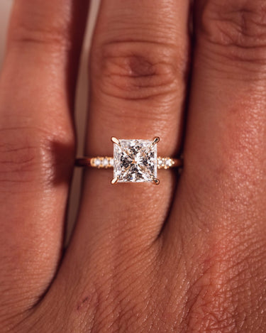 Michelle - Princess Lab - Diamond - Zen Moissanite