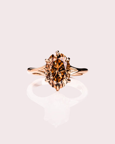 Norma - Oval (Champagne) - Zen Moissanite