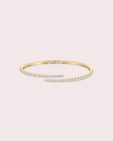Open Cuff Graduated Lab-Diamond Bracelet - ZM Fine Jewelry