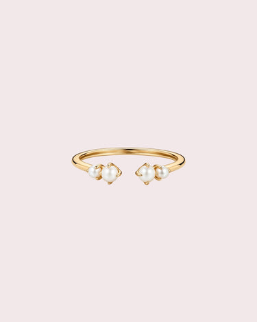 Pearl Open Stacking Ring - ZM Fine Jewelry