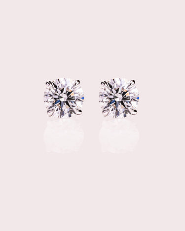 Ready to Ship - 2cttw Lab - Diamond Studs - Zen Moissanite