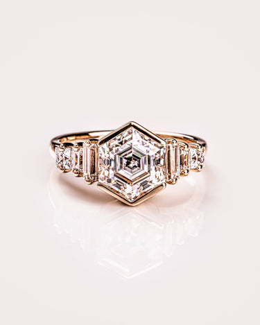 Ready to Ship - Annalise - Hexagon - Zen Moissanite