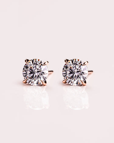Ready to Ship - Audrey - Round Brilliant (Grey) - Zen Moissanite
