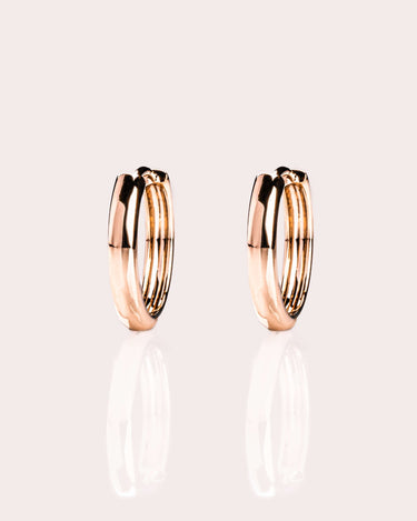 Ready to Ship - Bold Gold Hoops (15mm) - Zen Moissanite