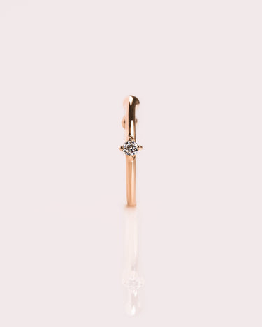 Ready to Ship - Faux Huggie - Zen Moissanite