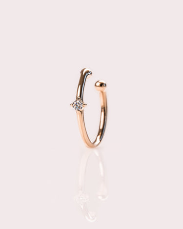 Ready to Ship - Faux Huggie - Zen Moissanite