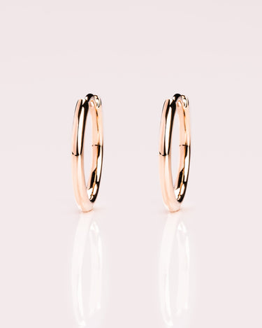 Ready to Ship - Gold Hoops (12mm) - Zen Moissanite