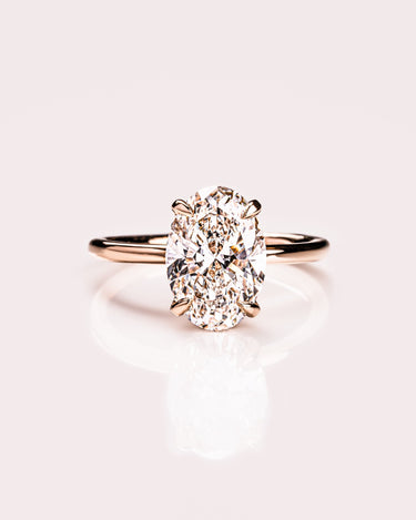 Ready to Ship - Harley - 3.03ct Oval Brilliant Lab - Diamond - Zen Moissanite