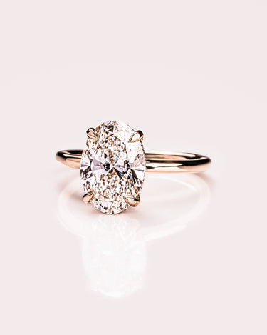 Ready to Ship - Harley - 3.03ct Oval Brilliant Lab - Diamond - Zen Moissanite