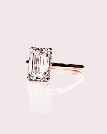 Ready to Ship - Harley - 3cte Emerald Lab - Diamond - Zen Moissanite