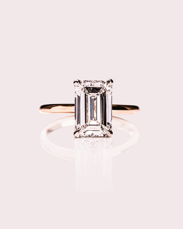 Ready to Ship - Harley - 3cte Emerald Lab - Diamond - Zen Moissanite