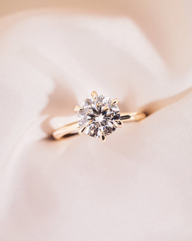 Ready to Ship - Harley - Round Brilliant (H&A) Moissanite - Zen Moissanite