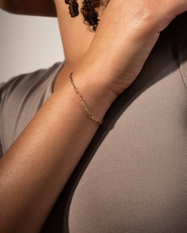 Ready to Ship - Link Chain Bracelet - Zen Moissanite