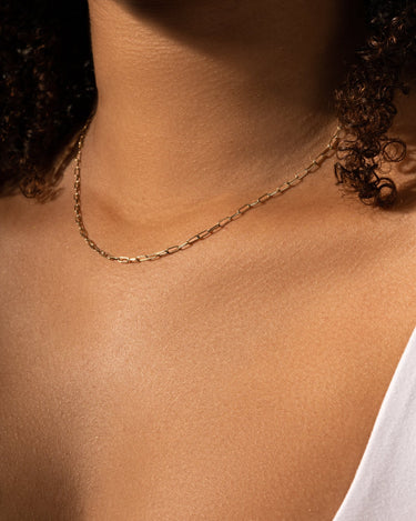 Ready to Ship - Link Chain Necklace - Zen Moissanite