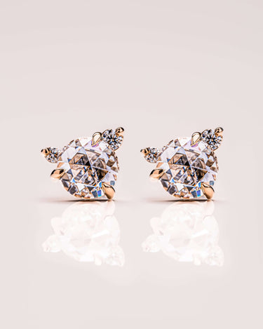 Ready to Ship - Marjorie - Round Rose - Zen Moissanite