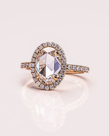 Ready to Ship - Rosalie - Rose Oval - Zen Moissanite