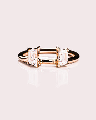 Rhonda Band - Zen Moissanite